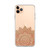 Brown Henna Design Clear Case for iPhone®