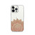 Brown Henna Design Clear Case for iPhone®