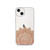 Brown Henna Design Clear Case for iPhone®