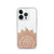 Brown Henna Design Clear Case for iPhone®