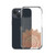 Brown Henna Design Clear Case for iPhone®