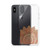 Brown Henna Design Clear Case for iPhone®