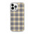 Black and Gold Plaid Pattern Case for iPhone®