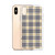 Black and Gold Plaid Pattern Case for iPhone®