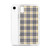 Black and Gold Plaid Pattern Case for iPhone®