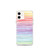 Watercolor Rainbow Design Case for iPhone®