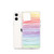 Watercolor Rainbow Design Case for iPhone®