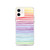 Watercolor Rainbow Design Case for iPhone®