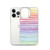 Watercolor Rainbow Design Case for iPhone®