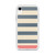 Salmon and Grey Stripe Case for iPhone®