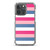 Blue Pink and White Stripe Case for iPhone®