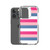 Blue Pink and White Stripe Case for iPhone®