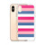 Blue Pink and White Stripe Case for iPhone®