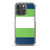 Green and Navy Stripe Case for iPhone®