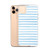 Pale Blue Stripe Case for iPhone®