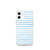 Pale Blue Stripe Case for iPhone®