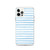 Pale Blue Stripe Case for iPhone®