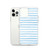Pale Blue Stripe Case for iPhone®