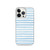 Pale Blue Stripe Case for iPhone®