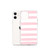 Pale Pink Stripe Case for iPhone®