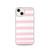 Pale Pink Stripe Case for iPhone®