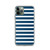 Navy Blue and White Stripe Case for iPhone®