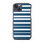 Navy Blue and White Stripe Case for iPhone®
