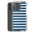 Navy Blue and White Stripe Case for iPhone®