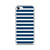 Navy Blue and White Stripe Case for iPhone®