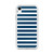 Navy Blue and White Stripe Case for iPhone®