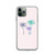 Pastel Palm Trees on Pink Case for iPhone®