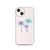 Pastel Palm Trees on Pink Case for iPhone®