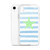 Sea Green Starfish on Blue Stripes Case for iPhone®