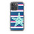 Sea Green Starfish on Blue and Pink Stripes Case for iPhone®