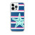 Sea Green Starfish on Blue and Pink Stripes Case for iPhone®