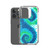 Blue and Green Spiral Tie Dye Case for iPhone®