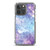 Blue and Purple Textured Tie Dye Case for iPhone®