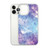 Blue and Purple Textured Tie Dye Case for iPhone®