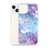 Blue and Purple Textured Tie Dye Case for iPhone®