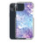 Blue and Purple Textured Tie Dye Case for iPhone®