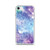 Blue and Purple Textured Tie Dye Case for iPhone®