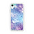 Blue and Purple Textured Tie Dye Case for iPhone®