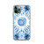 Sun and Moon Navy Tie Dye Case for iPhone®