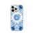 Sun and Moon Navy Tie Dye Case for iPhone®