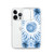 Sun and Moon Navy Tie Dye Case for iPhone®