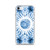 Sun and Moon Navy Tie Dye Case for iPhone®