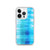 Blue and White Wash Tie Dye Case for iPhone®