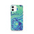 Green and Blue Yin and Yang Tie Dye Case for iPhone®