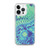 Green and Blue Yin and Yang Tie Dye Case for iPhone®