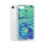 Green and Blue Yin and Yang Tie Dye Case for iPhone®